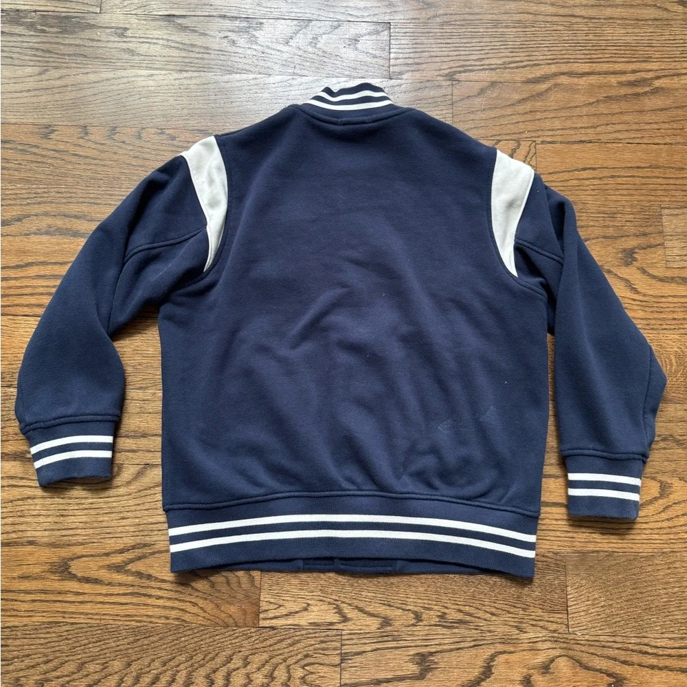 Uniqlo Kids Navy Blue Varsity Jacket, size 9/10